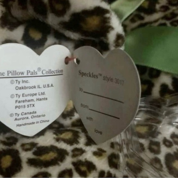 Ty Large Beanie ( Corky) & Ty Pillow Pal (Speckles) - Picture 5 of 6